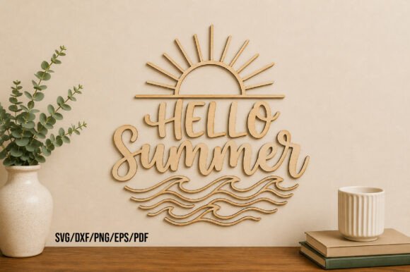 Download Hello Summer Laser Cut SVG - Laser cut svg Collection