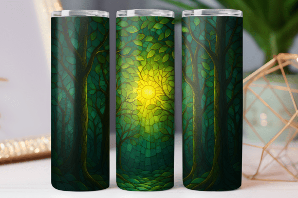 Download Stained Glass Art Tumbler Wrap Photo Png - Tumbler wrap Collection