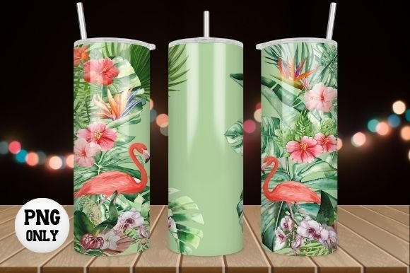 Download Tropical Flower Tumbler Wrap Sublimation - Tumbler wrap Collection