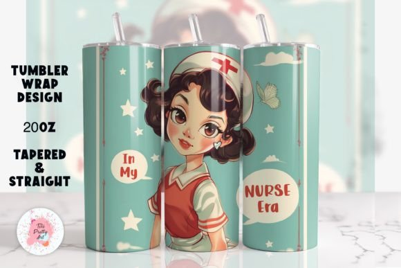 Download Nurse Tumbler Wrap 20oz Sublimation - Tumbler wrap Collection