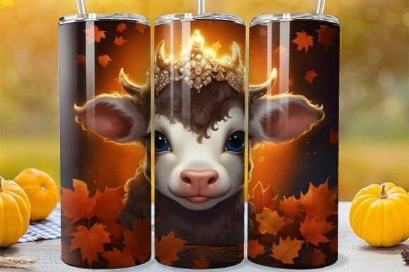Download Fall Season Highland Calf Tumbler Wrap - Tumbler wrap Collection