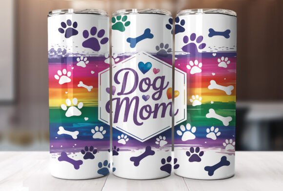 Download 20oz Dog Mom Tumbler Wrap PNG - Tumbler wrap Collection