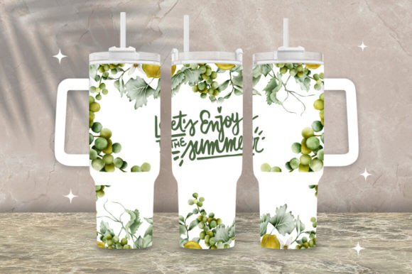 Download Green Floral Stanley 40oz Tumbler Wrap - Tumbler wrap Collection