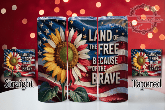 Download Land of the Free Patriotic Tumbler Wrap - Tumbler wrap Collection