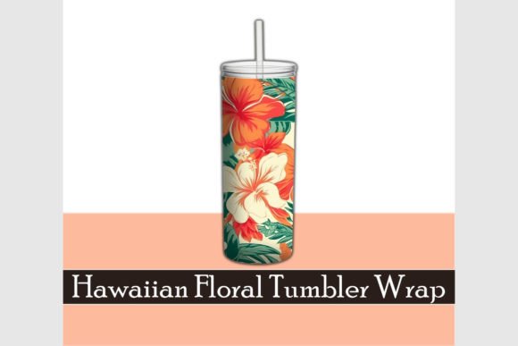 Download Hawaiian Flowers Floral Tumbler Wrap - Tumbler wrap Collection