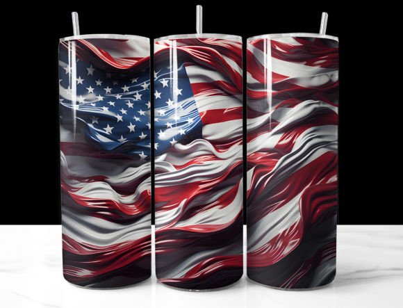Download Patriotic Pride: USA Flag Tumbler Wraps - Tumbler wrap Collection