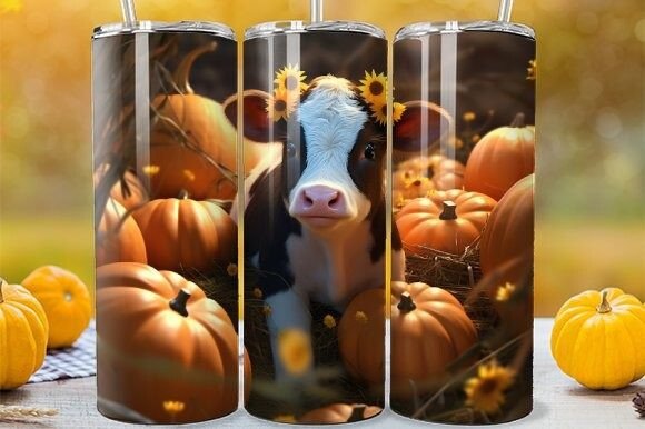 Download Fall Season Highland Calf Tumbler Wrap - Tumbler wrap Collection