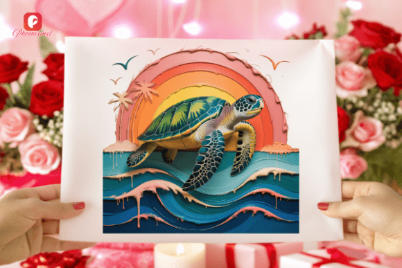 Download Coastal Summer Sea Turtle Sunset PNG - Premium Resources