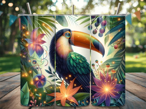 Download Jungle Toucan Bird Tumbler Wrap - Tumbler wrap Collection