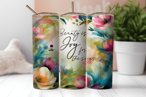 Download Beauty is Joy 20oz Straight Tumbler Wrap - Tumbler wrap Collection