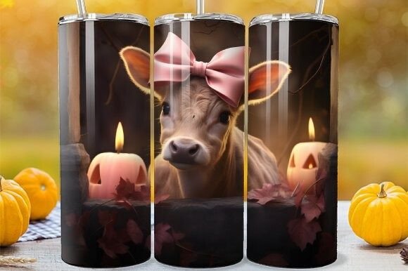 Download Fall Season Highland Calf Tumbler Wrap - Tumbler wrap Collection