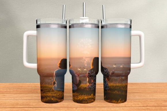 Download Friends Sunset Sparklers Tumbler Wrap - Tumbler wrap Collection