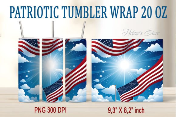 Download American Flag Tumbler Wrap 20oz Design - Tumbler wrap Collection