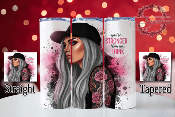 Download Inked Empowerment Woman Tumbler Wrap - Tumbler wrap Collection