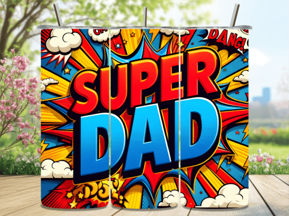 Download Super Dad Tumbler Wrap PNG - Tumbler wrap Collection
