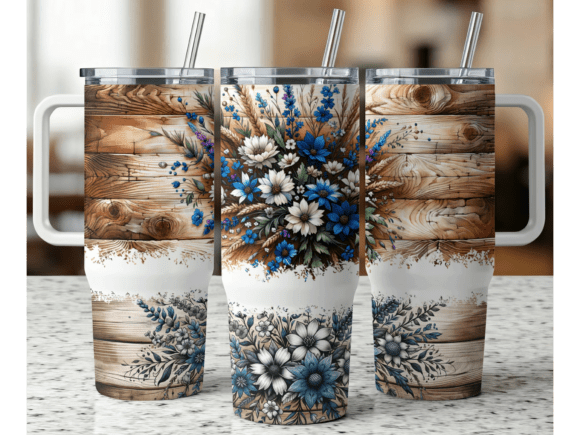 Download Western Flower 40oz Tumbler Wrap - Tumbler wrap Collection