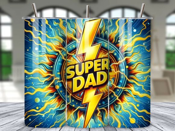 Download Super Dad Tumbler Wrap Sublimation PNG - Tumbler wrap Collection
