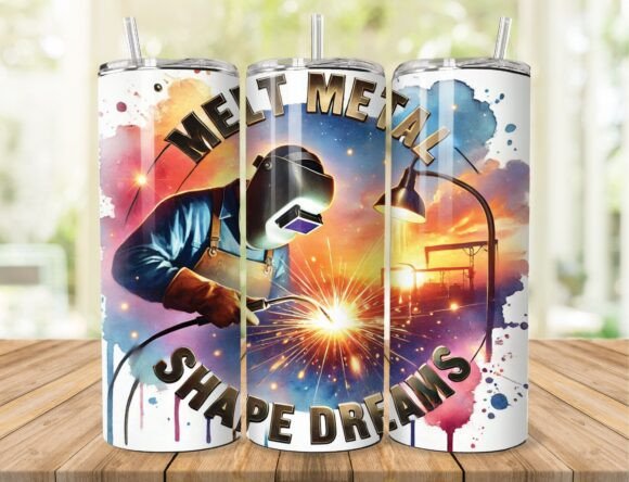 Download Melt Metal Welder Tumbler Wrap - Tumbler wrap Collection
