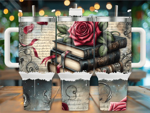 Download Dark Academia Books 40oz Tumbler Wrap - Tumbler wrap Collection