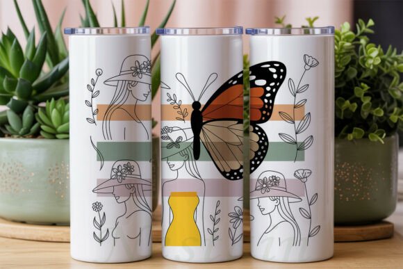 Download Empowerment Butterfly Tumbler Wrap - Tumbler wrap Collection
