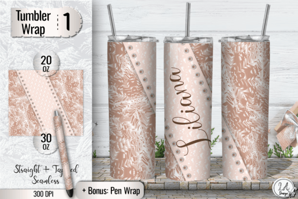 Download Beige Personalized Tumbler Wrap - Tumbler wrap Collection
