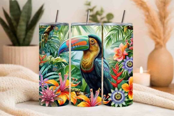 Download Tropical Bird Tumbler Wrap - Tumbler wrap Collection