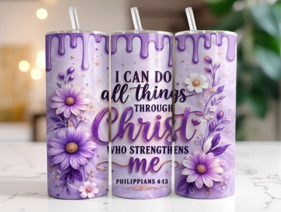 Download Christian Bible Verse 20oz Tumbler Wraps - Tumbler wrap Collection