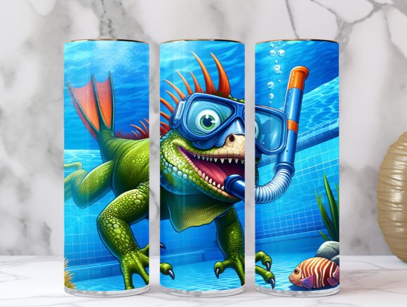 Download Crocodile Swimming Pool Tumbler Wrap Png - Tumbler wrap Collection