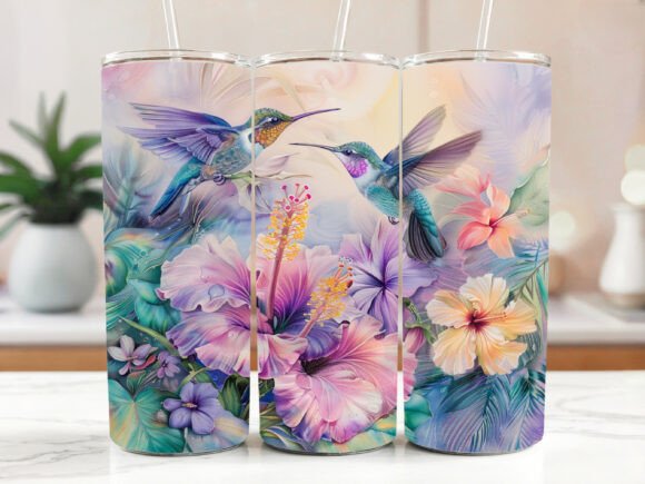 Download Hummingbird Tumbler Wrap 20 Oz PNG - Tumbler wrap Collection