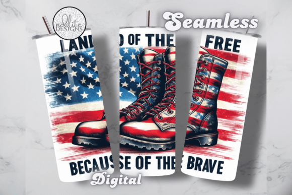 Download Land of the Free Patriotic Tumbler Wrap - Tumbler wrap Collection