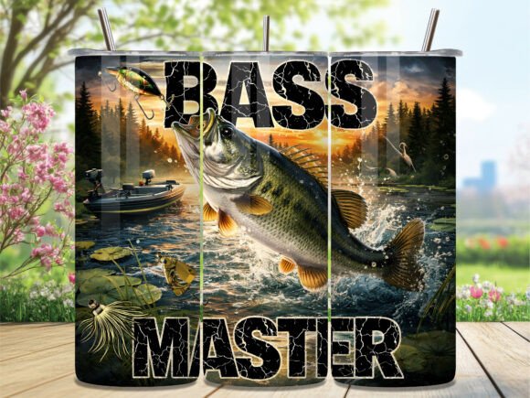 Download Bass Master Lake Fishing Tumbler Wrap - Tumbler wrap Collection
