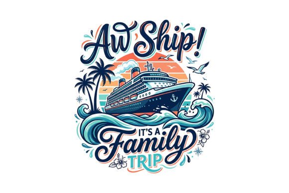 Download Family Cruise Trip SVG Design - Cruise trip Collection
