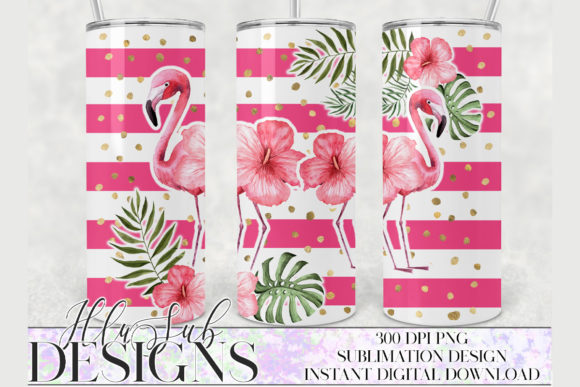 Download Pink Flamingo Tumbler Wrap Tapered - Tumbler wrap Collection