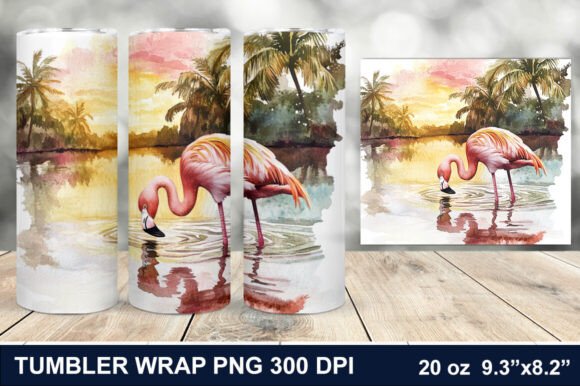 Download Summer Flamingo Tumbler Wrap - Tumbler wrap Collection