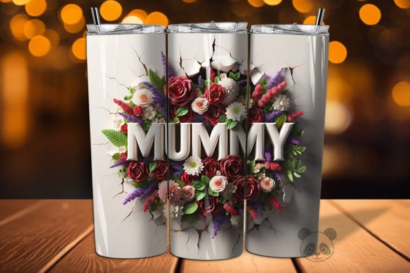 Download Mummy 3D Mother's Day Tumbler Wrap - Tumbler wrap Collection