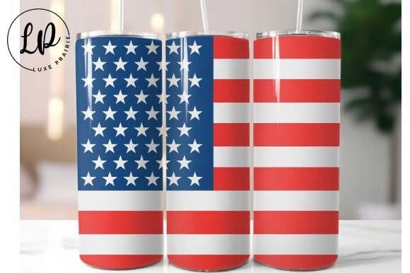 Download USA Flag Tumbler Wrap Sublimation - Tumbler wrap Collection