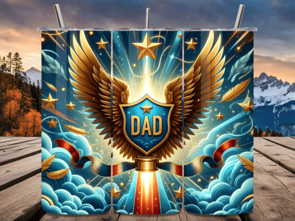 Download Eagle Hero Dad USA Pride Tumbler Wrap - Tumbler wrap Collection