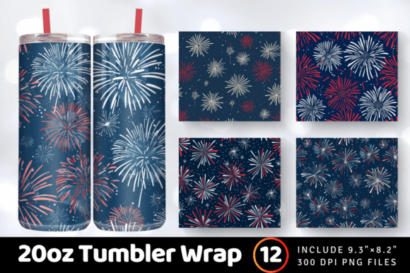 Download 4th of July Fireworks Tumbler Wrap - Tumbler wrap Collection