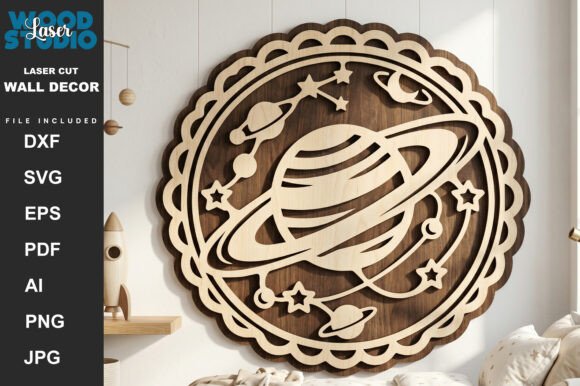 Download Space Adventure Wall Art Laser Cut SVG - Laser cut svg Collection