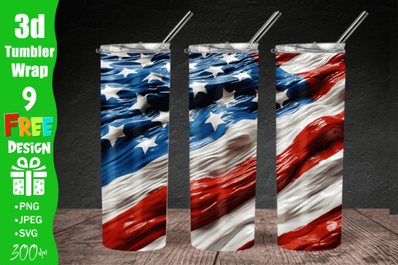 Download USA Flag Tumbler Wrap, American Flag PNG - Tumbler wrap Collection