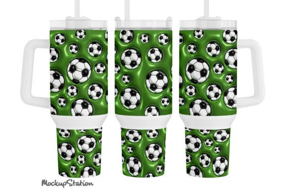 Download Soccer 40 Oz Quencher Tumbler Wrap PNG - Tumbler wrap Collection