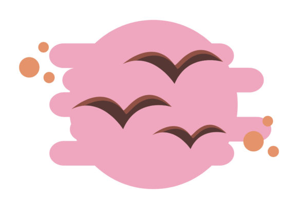 Download Summer Design Bird Shape Abstrac - Premium Resources
